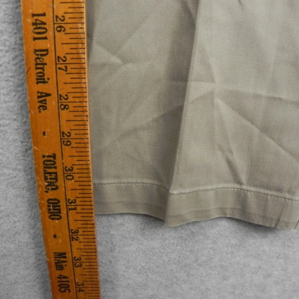 Dockers Signature Khaki Pants Mens 42x32 Classic Fit Tan Flex Comfort Chinos